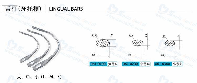 lingual bars